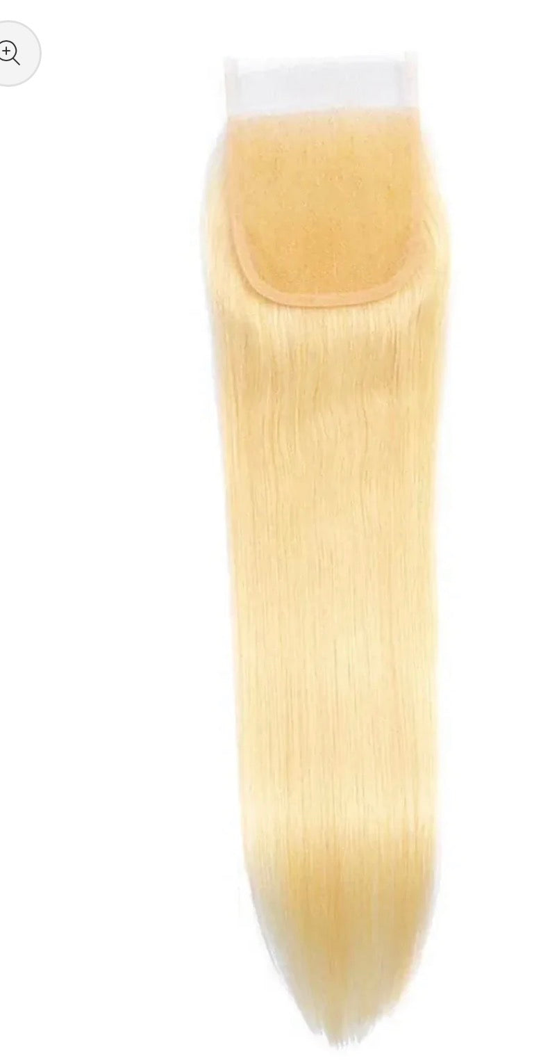 Blonde 5x5 HD Lace Closure Straight