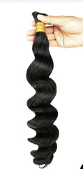 Double Drawn Loose Wave Bulk Human Hair