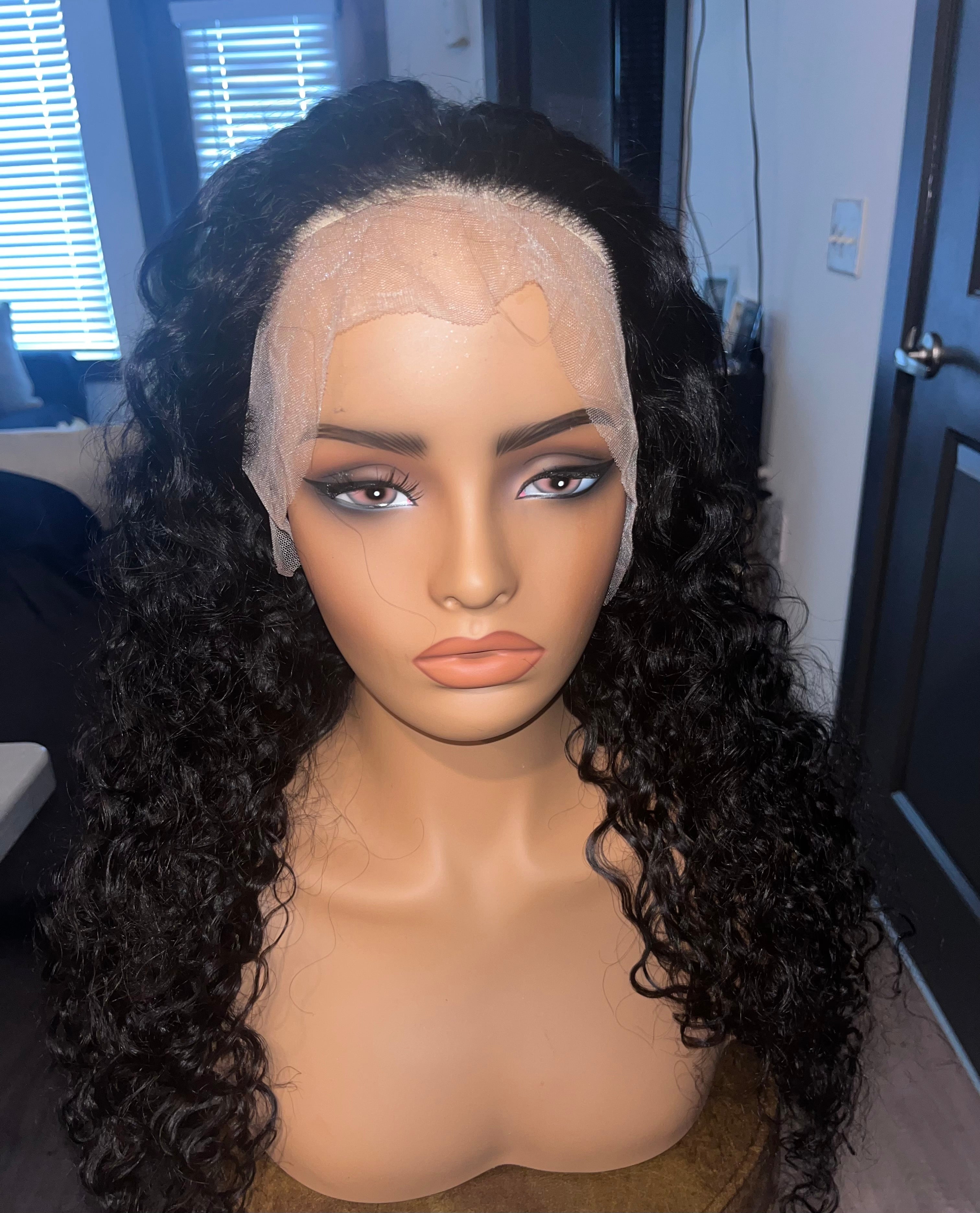 10A Transparent Lace 13x6 Lace Front Water Wave Wig