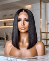 4x4 Transparent Lace BOB (180% DENSITY)